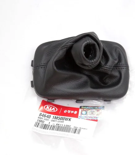 Vista 3 de Pomo de la palanca de cambios botas de cuero A/T 846401M500WK para KIA Forte, Koup 2009 2013
