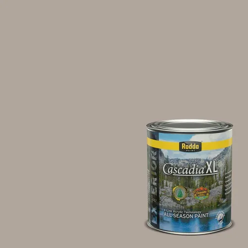 Vista 136 de Rodda Paint CASCADIA XL Pintura e imprimación satinada exterior en uno, cuarto de galón, abulón