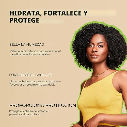 Vista 2 de African Pride Moisture Miracle 5 Aceites Esenciales para el Cabello con Vitamina E Humedad, Brillo, Protección y Crecimiento Argán, Ricino