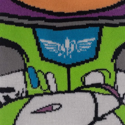Vista 4 de Buzz 360 Mens Character Crew Calcetines