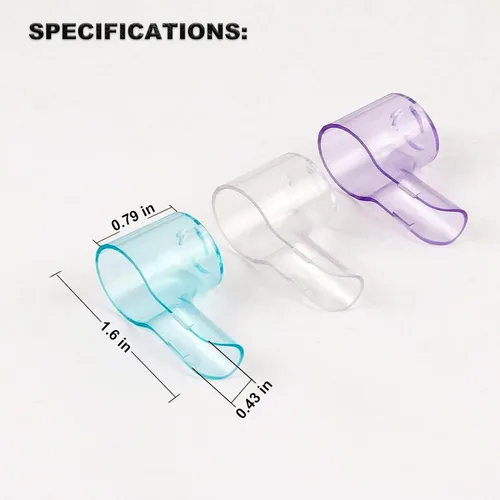Vista 3 de ASYH 8 cabezales de cepillo de dientes a prueba de polvo – Compatible con Oral B iO Series Pro 1000, 1500, 5000, 7500 cabezal de cepillo de dientes