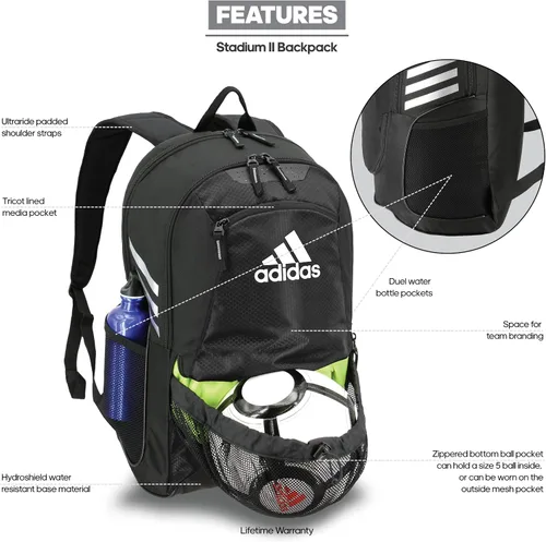 Vista 8 de adidas Stadium II - Mochila, talla única