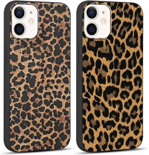 Vista 9 de Paquete de 2 fundas de teléfono con bonito estampado de guepardo para iPhone 7/8/SE 2020 / SE 2022 de 4.7 pulgadas, diseño de leopardo de lujo