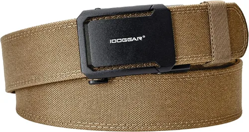 Vista 7 de IDOGEAR SPORTS - Cinturón táctico de rátchet de ajuste rápido Nylon resistente 1000D para EDC, CCW y uso en servicio