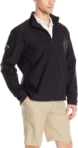 Vista 4 de Callaway Men's Long Sleeve Opti-Repel Full-Zip Wind Jacket