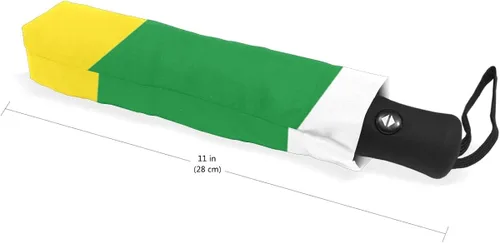 Vista 5 de Olsztyn - Paraguas plegable con revestimiento de pegamento y cierre automático portátil compacto unisex resistente al viento