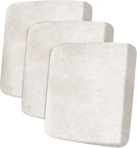Vista 15 de ANARACHON Fundas de cojín de sofá con aspecto de cuero, juego de fundas de asiento de sofá, protector de muebles para sillón seccional, sofá biplaza