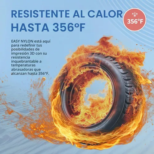 Vista 5 de OVERTURE - Filamento de Nylon 1.75mm para impresora 3D, carrete de poliamida (PA) de 1 kg (2.2 libras), precisión dimensional +/- 0.02 mm, Negro