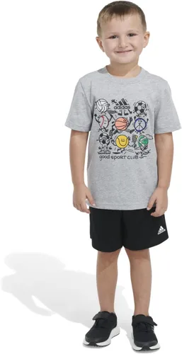 Vista 3 de adidas Boys' Short Sleeve Sports Tee T-Shirt