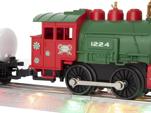 Vista 11 de Lionel Junction North Pole Central Electric O Gauge Bluetooth - Juego de tren con control remoto e iluminado FasTrack