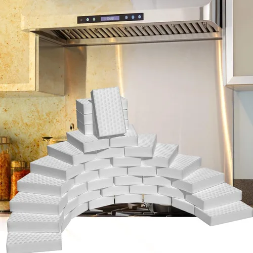 Vista 8 de Esponja mágica borrador de 2X densidad, esponja de melamina multifuncional para limpieza del hogar, platos de cocina, muebles, esponjas de limpieza