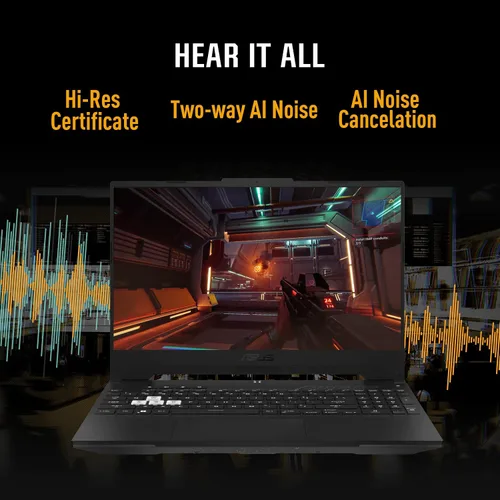 Vista 9 de ASUS TUF Dash 15 (2022) Laptop para juegos, pantalla FHD de 15.6 pulgadas 144Hz, Intel Core i5 12450H, GeForce RTX 3050 Ti, 8 GB DDR5, 512 GB PCIe