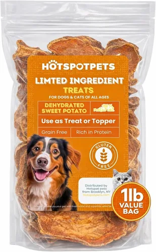 Vista 16 de hotspot pets Golosinas de carne de pulmón para perros, bolsa grande de 1 libra, tostado lento, totalmente naturales, deshidratadas, golosinas