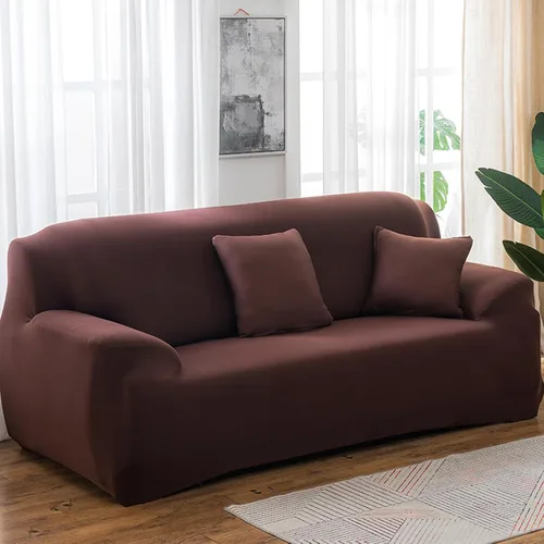 Vista 28 de Morbuy Funda súper elástica para sofá, 4 piezas de elastano, funda de sofá modular de color sólido con parte inferior elástica, protector de muebles