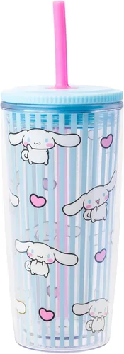 Vista 43 de Silver Buffalo Sanrio Hello Kitty, vaso de acero inoxidable con forma de lata, 11.8 onzas