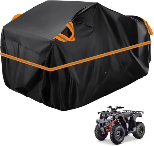 Vista 38 de Cubierta para ATV impermeable compatible con Arctic Cat H1 EFI TRV Cruiser 4x4 2011, cubierta de 210D para vehículos de 4 ruedas, cubierta para quad