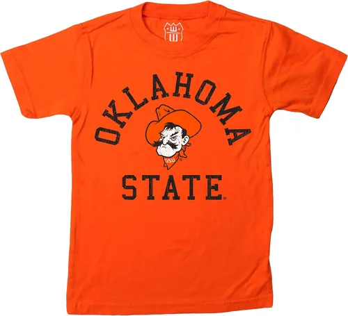 Vista 115 de Wes and Willy Camiseta de algodón orgánico de manga corta para niños de la NCAA