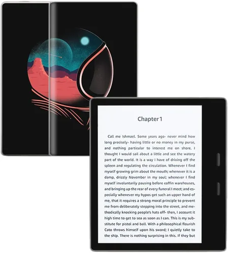 Vista 9 de MightySkins Skin compatible con Amazon Kindle Oasis 7" (9ª generación) – Naturaleza alterada Cubierta protectora de vinilo duradera y única