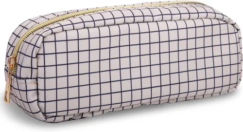 Vista 104 de izuzta Nylon Lager Pequeño Slim Mini Maquillaje Bolsa Organizador, Beige, Viajes