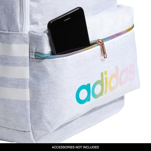 Vista 4 de adidas Classic 3S Backpack, Jersey WhiteRose Gold Rainbow, One