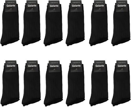 Vista 26 de 12 pares de calcetines de vestir para hombre
