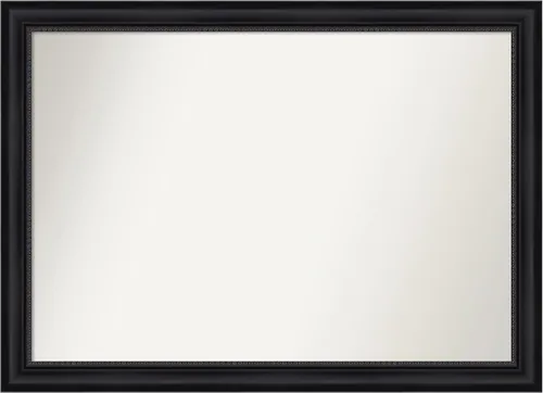 Vista 116 de Amanti Art Espejo personalizado, espejo de baño negro Astor, espejo de pared o espejo de tocador de baño sobre el fregadero (25 x 25 pulgadas)