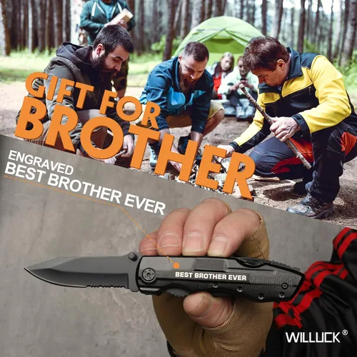 Vista 6 de Regalos para Hermano - Regalos para Hermano, "MEJOR HERMANO DE SIEMPRE" Regalos de Cumpleaños para Hermano - Regalos para Hermano de Hermana