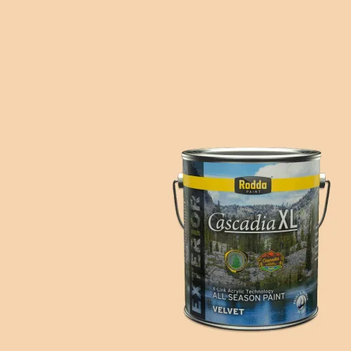 Vista 255 de Rodda Paint CASCADIA ZERO - Pintura plana e imprimación para interiores en uno, cuarto de galón, crema de ballet