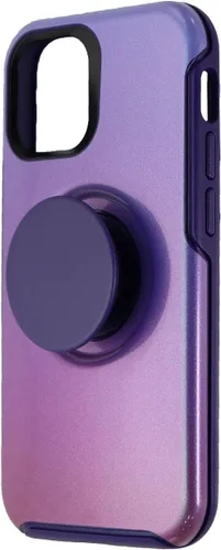 Vista 10 de OtterBox Otter + POP Symmetry Series - Funda para iPhone 12 Mini, color negro