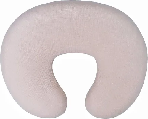 Vista 12 de Owlowla Funda de almohada de muselina para lactancia, funda de algodón suave para almohada de lactancia materna para bebé niño y niña (azul bebé)