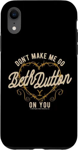 Vista 24 de Funda para iPhone 16 Yellowstone San Valentín Don't Make Me Go Beth Dutton