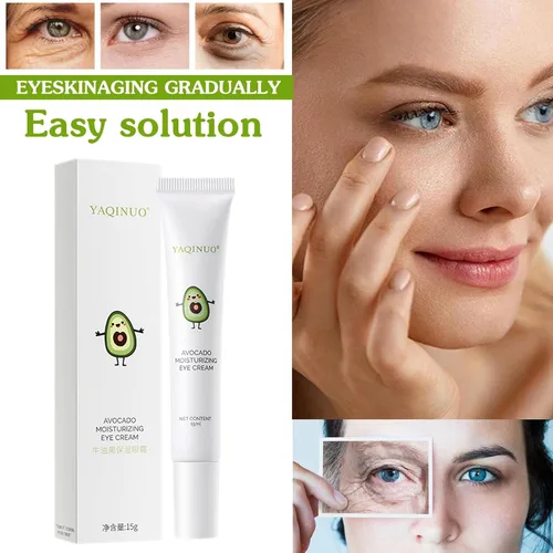 Vista 9 de Aguacate Crema Hidratante Para Ojos Crema Elástica Hidratante Para Los Ojos Eliminar Bolsas Círculos Oscuros Anti-Arrugas Disminución Líneas De Ojos