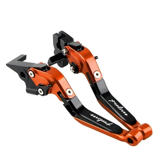 Vista 4 de NIKKHO Palanca de embrague de freno para BA & JAJ PULSAR200/NS200 PULSAR135 Pulsar 200 NS200 RS200 A motocicleta CNC aluminio plegable ajuste