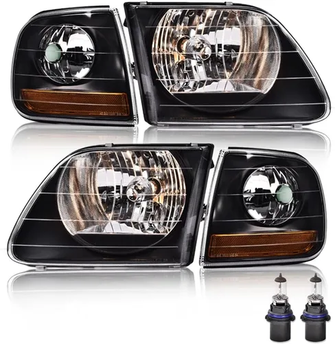 Vista 10 de Faros delanteros PIT66 compatibles con Ford F150 1997-2003, 04 F150 Heritage