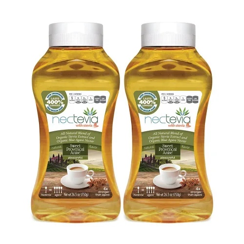 Vista 17 de Nectevia New England Maple - Néctar de agave con infusión de stevia, paquete de 2