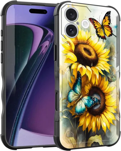 Vista 199 de Funda para iPhone Air, [doble capa] [protección contra caídas de grado militar de 10 pies] Funda resistente a prueba de golpes para iPhone Air
