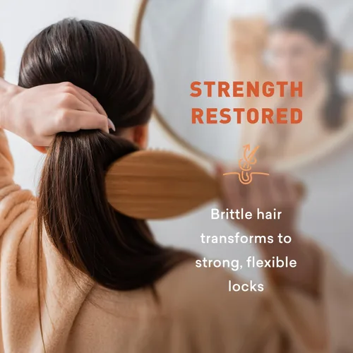 Vista 5 de Just Nutritive Extreme Dry Hair Conditioner Cuidado natural para todo tipo de cabello Limpiador restaurador para cabello extremadamente seco