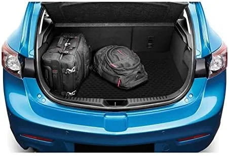 Vista 3 de Tapete de goma TPE negro para maletero de maletero VM609, protector de barro, para todo tipo de clima, accesorios de automóvil compatibles
