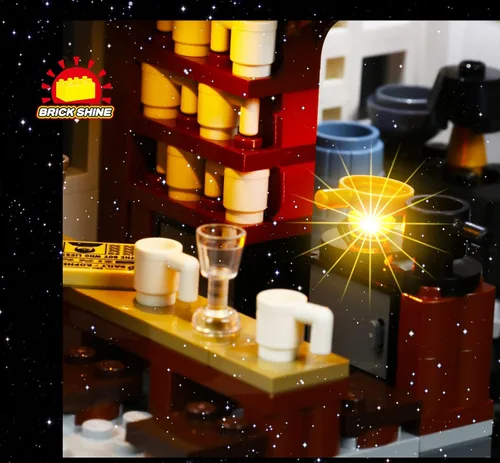Vista 8 de Light kit for Lego 12 Grimmauld Place 76408(Lego Set is not included) (Sound Control)