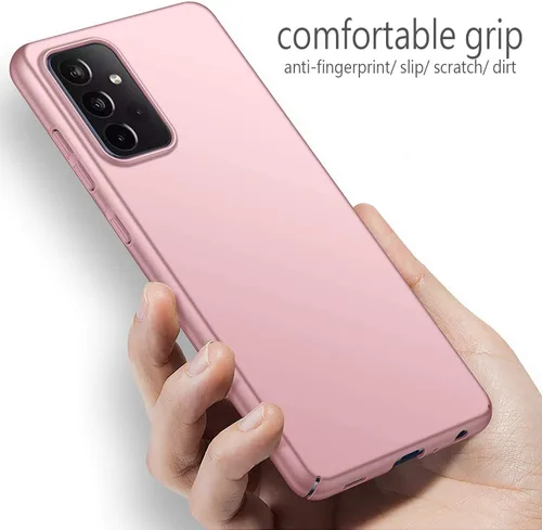 Vista 2 de Funda protectora delgada para Samsung Galaxy A52 5G con acabado mate, protege de arañazos, deslizamientos, golpes y huellas dactilares