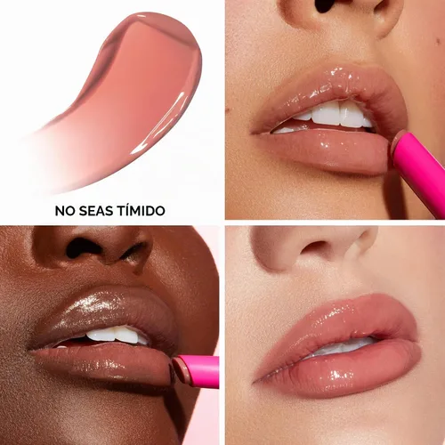 Vista 2 de Too Faced Lip Injection Lip Plumper Hydrating Lip Gloss for Fuller-Looking Lips Original, Maximum Plump, Cooling Gloss & Plumping Click Formulas