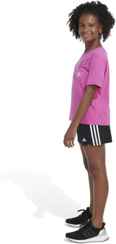 Vista 6 de adidas Girls' Big Short Sleeve Tee T-Shirt