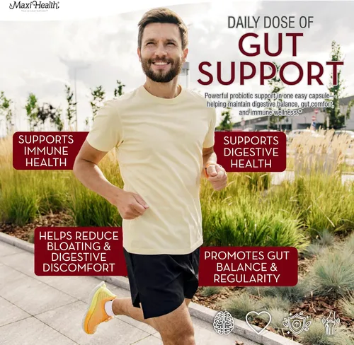 Vista 5 de Probióticos para la salud digestiva y el intestino – 15 cepas, 20 mil millones de UFC organismos activos – Probióticos para hombres y mujeres