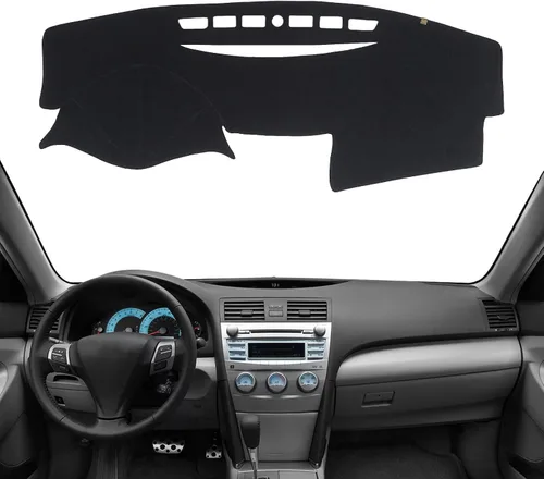 Vista 10 de Alfombrilla Cobertora para Salpicadero Compatible con Toyota Sienna 2010-2004 (Sin Modelos HUD), Alfombrilla Antirreflejos para Salpicadero