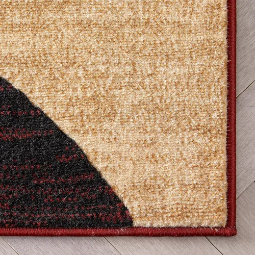 Vista 3 de Well Woven Dulcet Bingo - Alfombra geométrica moderna roja de 5'3" x 7'3" Rojo