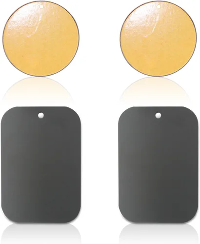 Vista 4 de TechMatte MagGrip - Kit de reemplazo de placa metálica para montaje magnético universal para coche