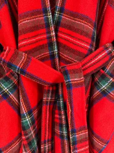 Vista 14 de Moss Rose Chal de viaje para mujer, capa tipo poncho de frente abierto para otoño e invierno