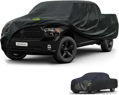 Vista 27 de KouKou Funda impermeable para automóvil para todo tipo de clima, 7 capas para automóviles con cremallera, ajuste universal para sedán, Honda Civic