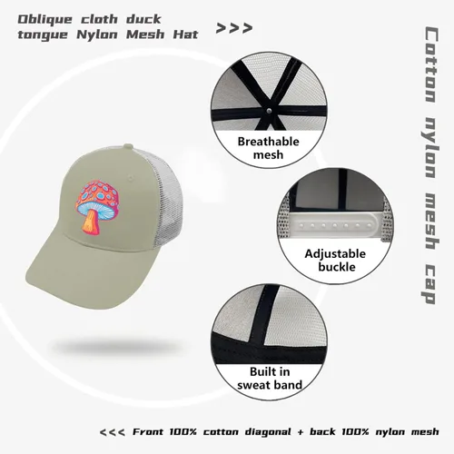 Vista 7 de devor Hat Mushroom Dad Hats for Women Funny Baseball Cap Adjustable