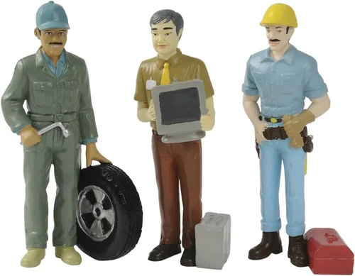 Vista 3 de Profesionales de simulación 12 Figuras de carrera de simulación Mentes creativas